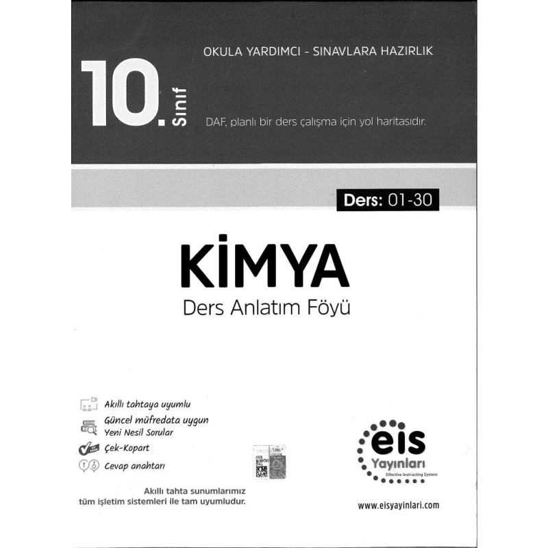 KİMYA DERS ANLATIM FÖYÜ