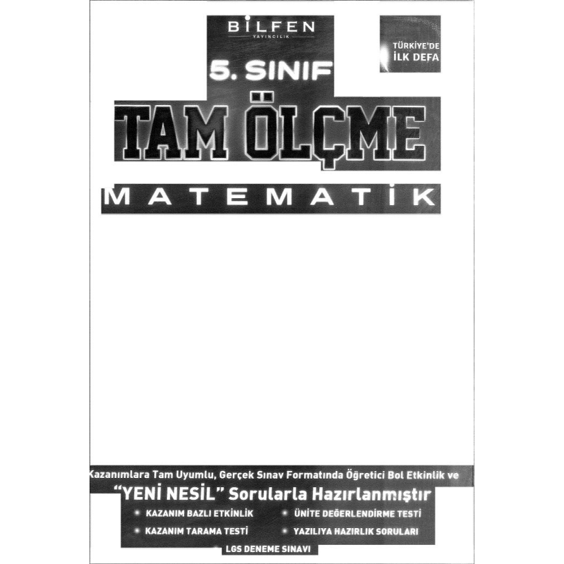 TAM ÖLÇME MATEMATİK