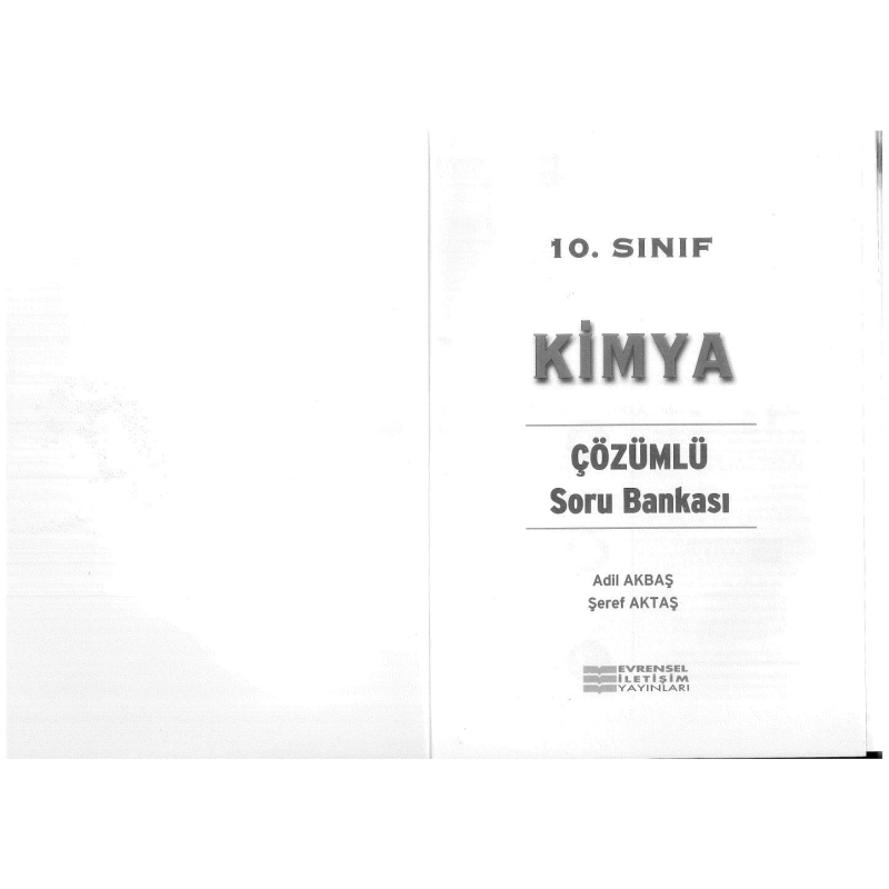 KİMYA ÇÖZÜMLÜ SORU BANKASI