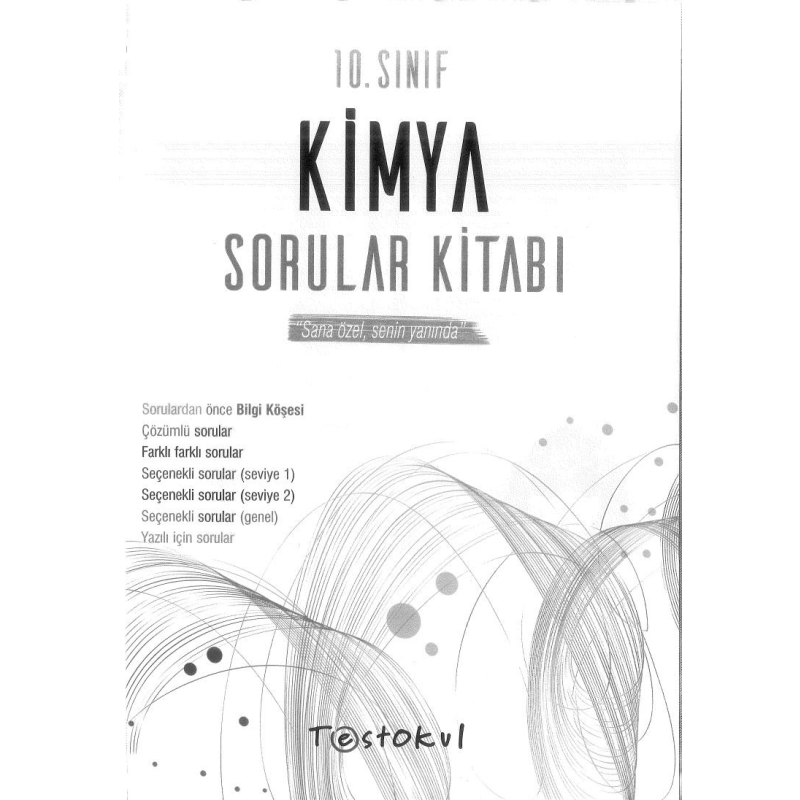 KİMYA SORULAR KİTABI SANA ÖZEL SENİN YANINDA