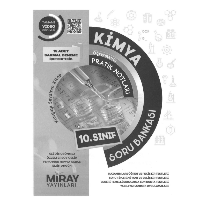 KİMYA ÖĞRETMENİN PRATİK NOTLARI SORU BANKASI