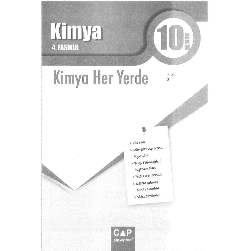 KİMYA 4. FASİKÜL KİMYA HER YERDE