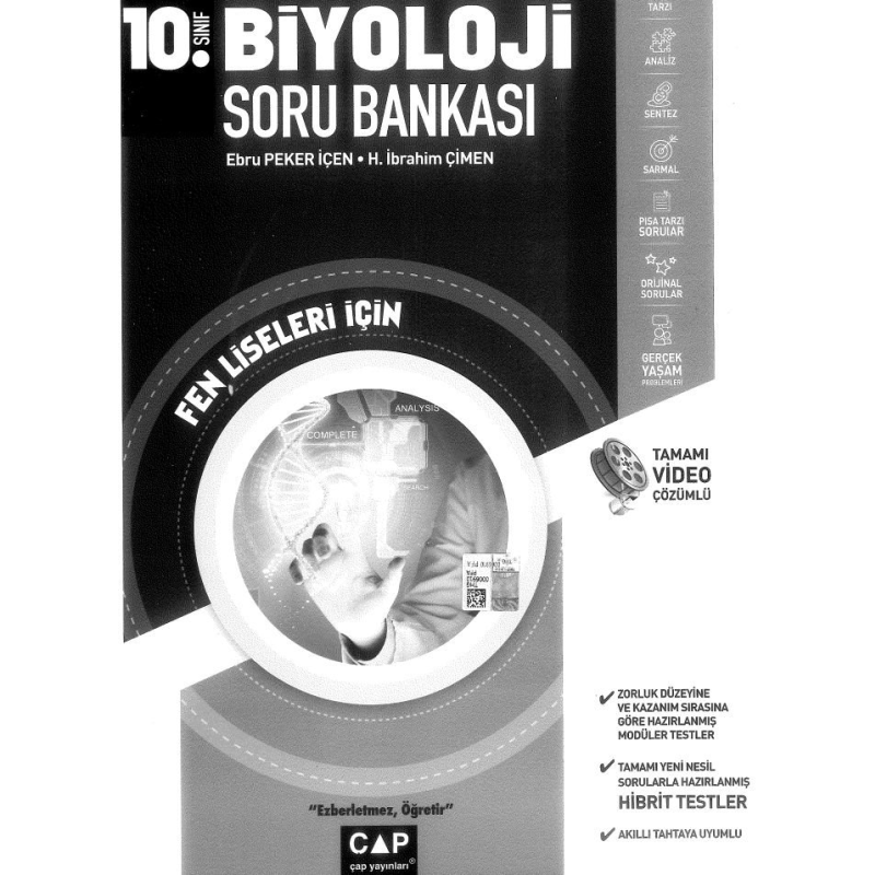 FEN LİSELERİ İÇİN BİYOLOJİ SORU BANKASI TAMAMI VİDEO ÇÖZÜMLÜ