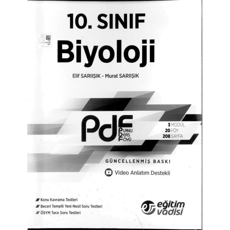 BİYOLOJİ PLANLI DERS FÖYÜ VİDEO ANLATIM DESTEKLİ
