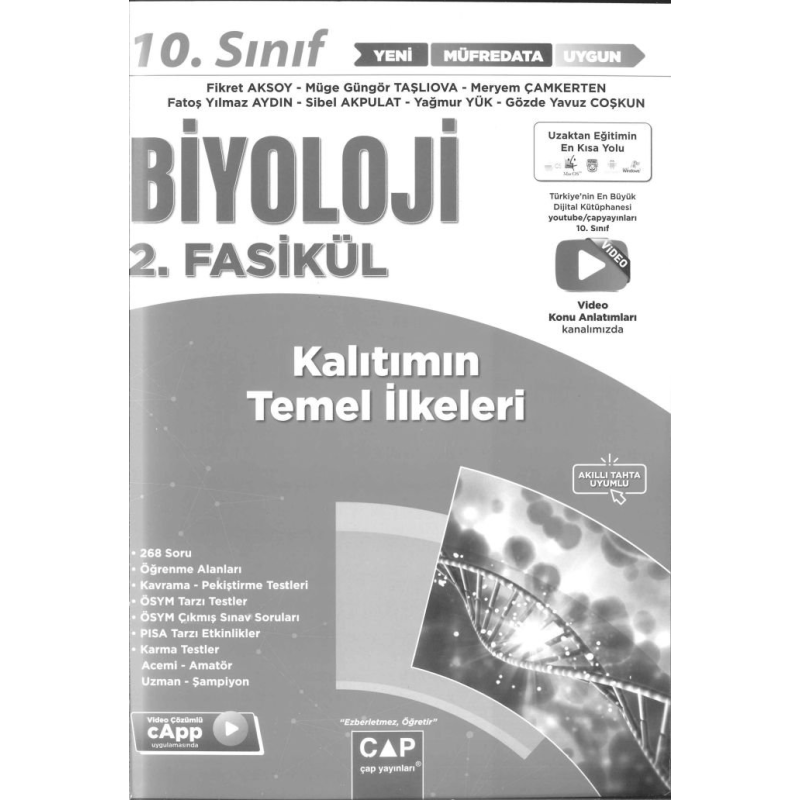 BİYOLOJİ 2. FASİKÜL KALITIMIN GENEL İLKELERİ