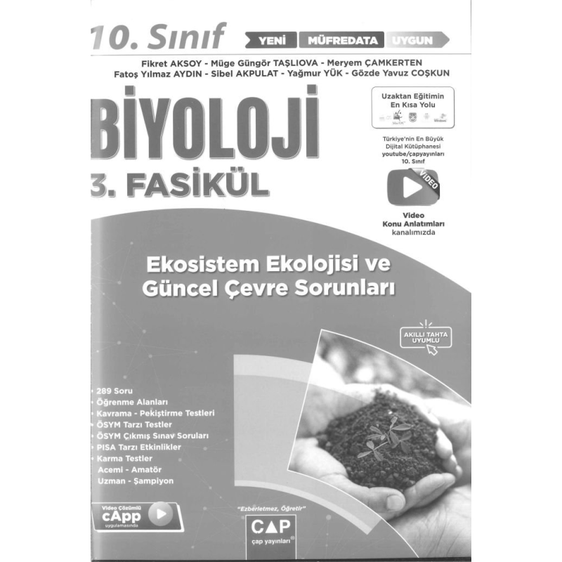 BİYOLOJİ 3. FASİKÜL EKOSİSTEM EKOLOJİSİ VE GÜNCEL ÇEVRE SORUNLARI