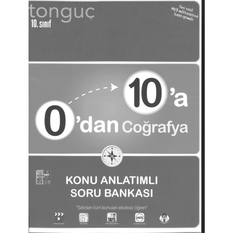 0'DAN 10'A COĞRAFYA KONU ANLATIMLI SORU BANKASI