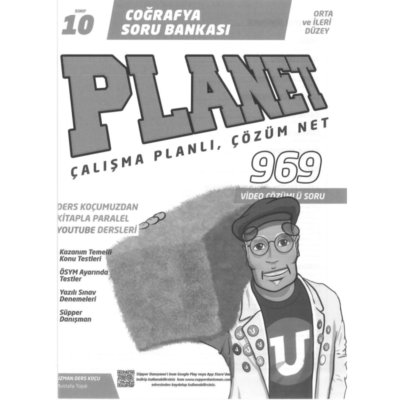 COĞRAFYA SORU BANKASI PLANET ÇALIŞMA PLANLI ÇÖZÜM NET 969 SORU