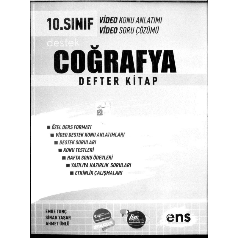 COĞRAFYA DEFTER KİTAP KONU ANLATIMI SORU ÇÖZÜMÜ