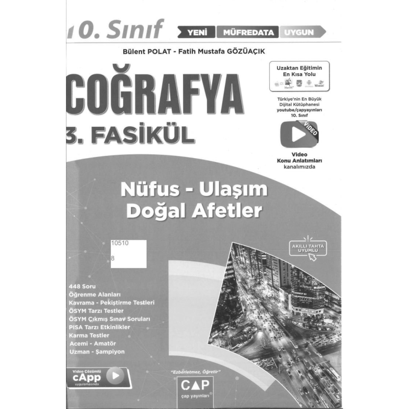 COĞRAFYA 3. FASİKÜL NÜFUS ULAŞIM DOĞAL AFETLER