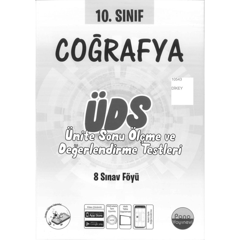 COĞRAFYA ÜNİTE SONU ÖLÇME VE DEĞERLENDİRME TESTLERİ