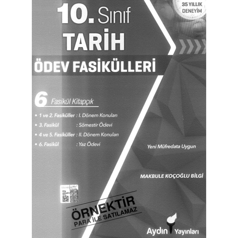 TARİH ÖDEV FASİKÜLLER 6 FASİKÜL KİTAPÇIK