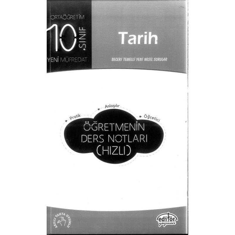 TARİH ÖĞRETMENİN DERS NOTLARI (HIZLI)