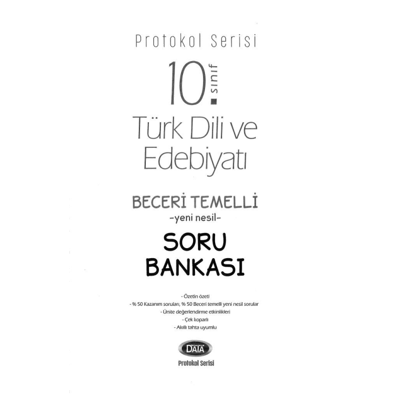 TÜRK DİLİ VE EDEBİYATI BECERİ TEMELLİ YENİ NESİL SORU BANKASI