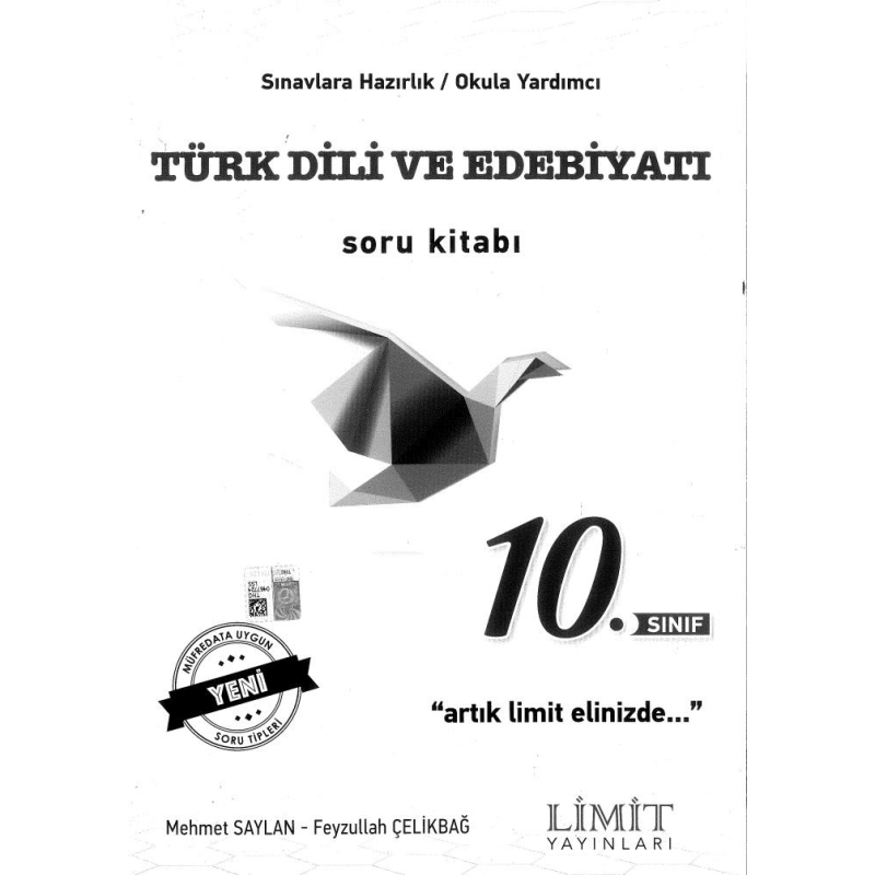 TÜRK DİLİ VE EDEBİYATI SORU KİTABI ARTIK LİMİT ELİNİZDE