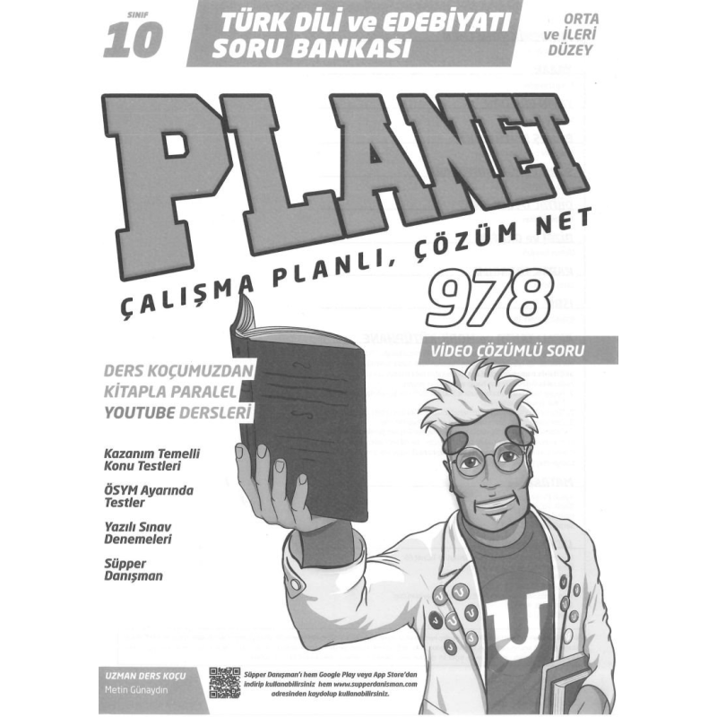 TÜRK DİLİ VE EDEBİYATI SORU BANKASI PLANET ÇALIŞMA PLANLI ÇÖZÜM NET