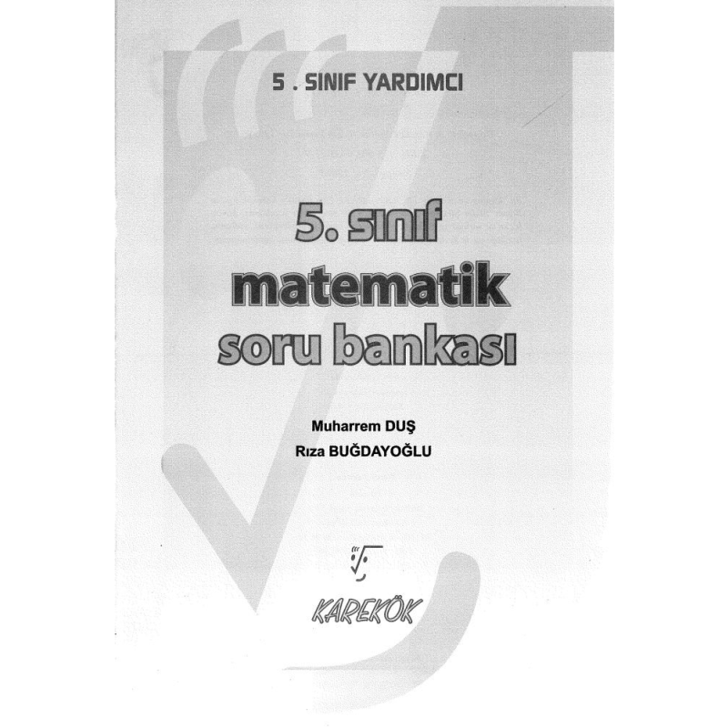 MATEMATİK SORU BANKASI