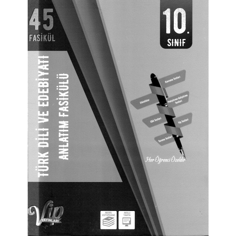 TÜRK DİLİ VE EDEBİYATI ANLATIM FASİKÜLÜ 45 FASİKÜL
