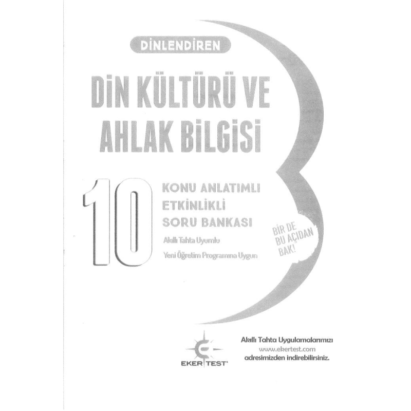 DİN KÜLTÜRÜ VE AHLAK BİLGİSİ KONU ANLATIMLI ETKİNLİKLİ SORU BANKASI