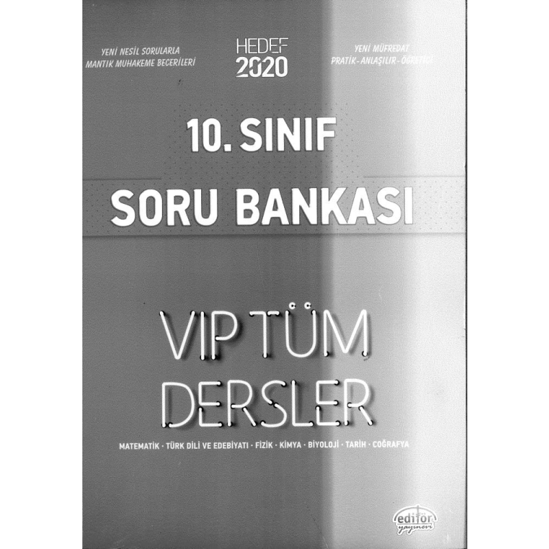 SORU BANKASI VIP TÜM DERSLER