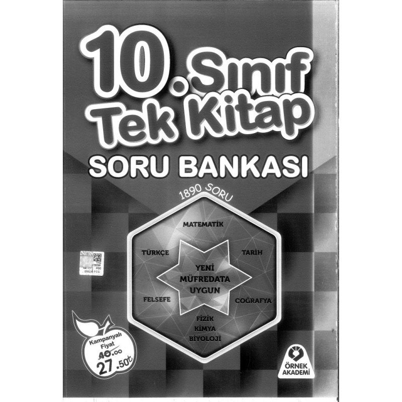 TEK KİTAP SORU BANKASI