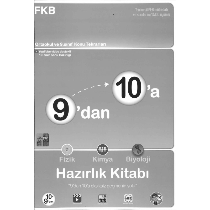 9'DAN 10'A HAZIRLIK KİTABI FKB