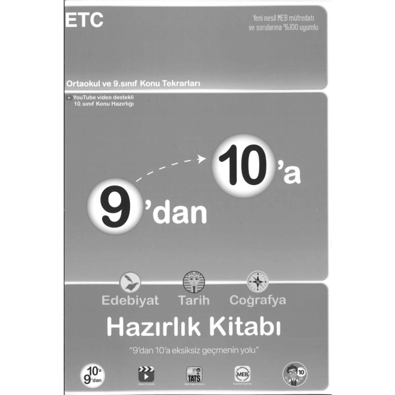9'DAN 10'A HAZIRLIK KİTABI ETC
