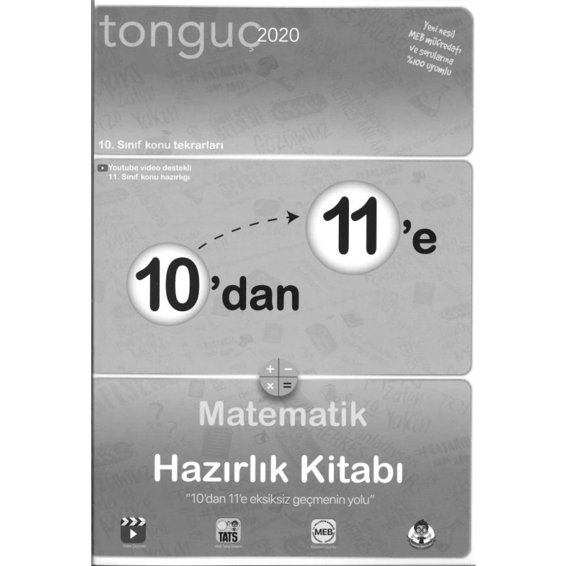 10'DAN 11'E MATEMATİK HAZIRLIK KİTABI