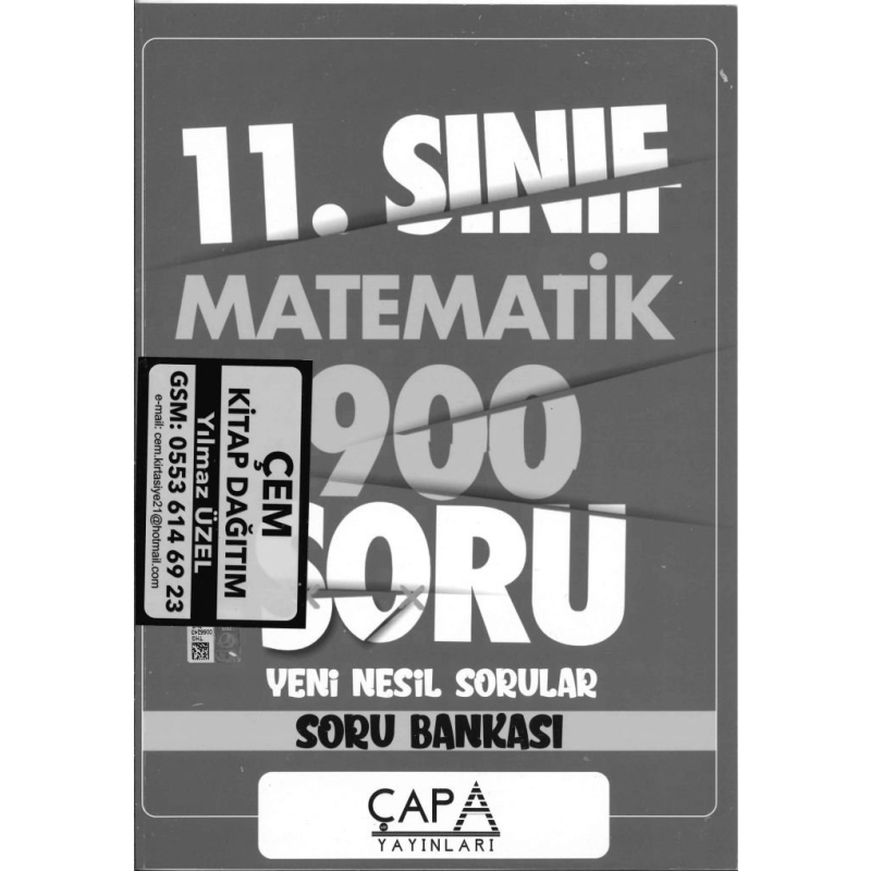 MATEMATİK 900 SORU YENİ NESİL SORULAR SORU BANKASI