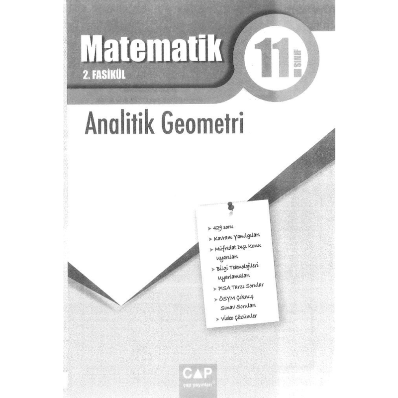 MATEMATİK 2. FASİKÜL ANALİTİK GEOMETRİ