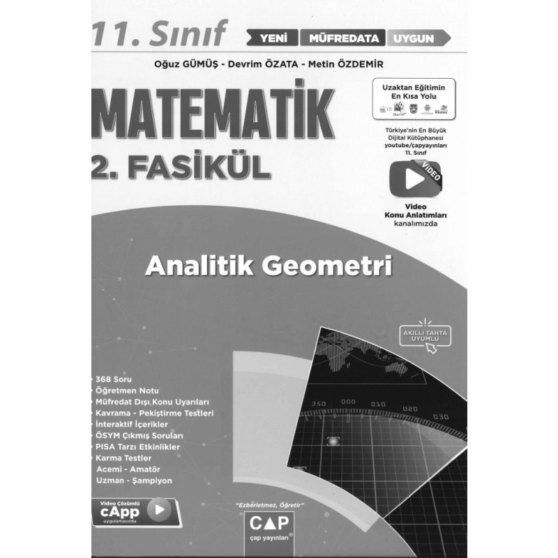 MATEMATİK 2. FASİKÜL ANALİTİK GEOMETRİ