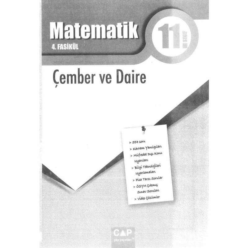 MATEMATİK 4. FASİKÜL ÇEMBER VE DAİRE