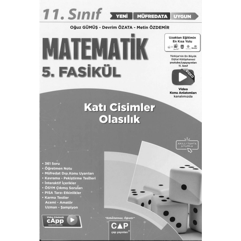 MATEMATİK 5. FASİKÜL KATI CİSİMLER VE OLASILIK