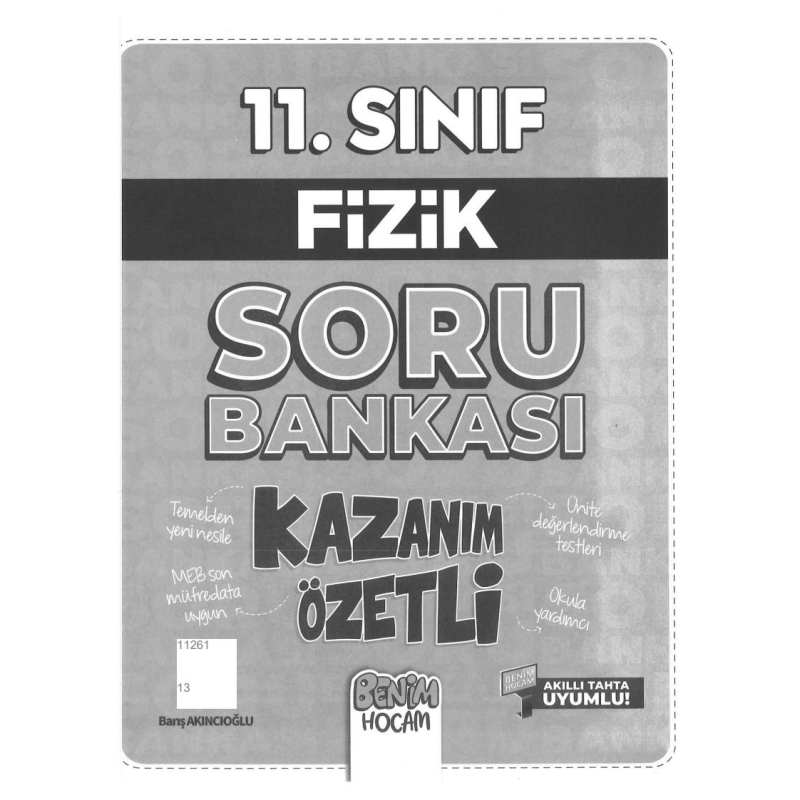 FİZİK SORU BANKASI KAZANIM ÖZETLİ BENİM HOCAM