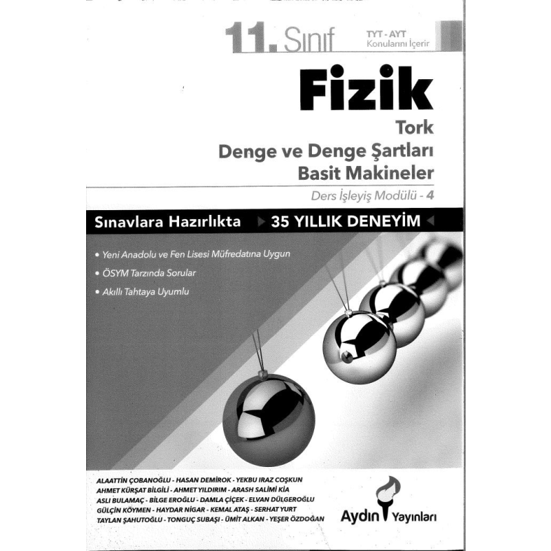 FİZİK TORK DENGE VE DENGE ŞARTLARI BASİT MAKİNELER