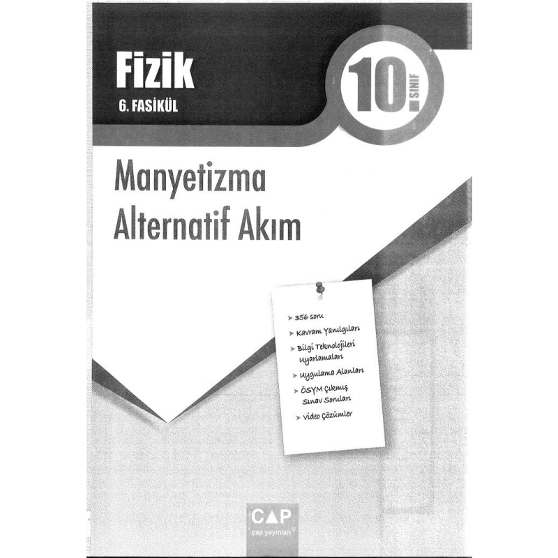FİZİK 6. FASİKÜL MANYETİZMA ALTERNATİF AKIM