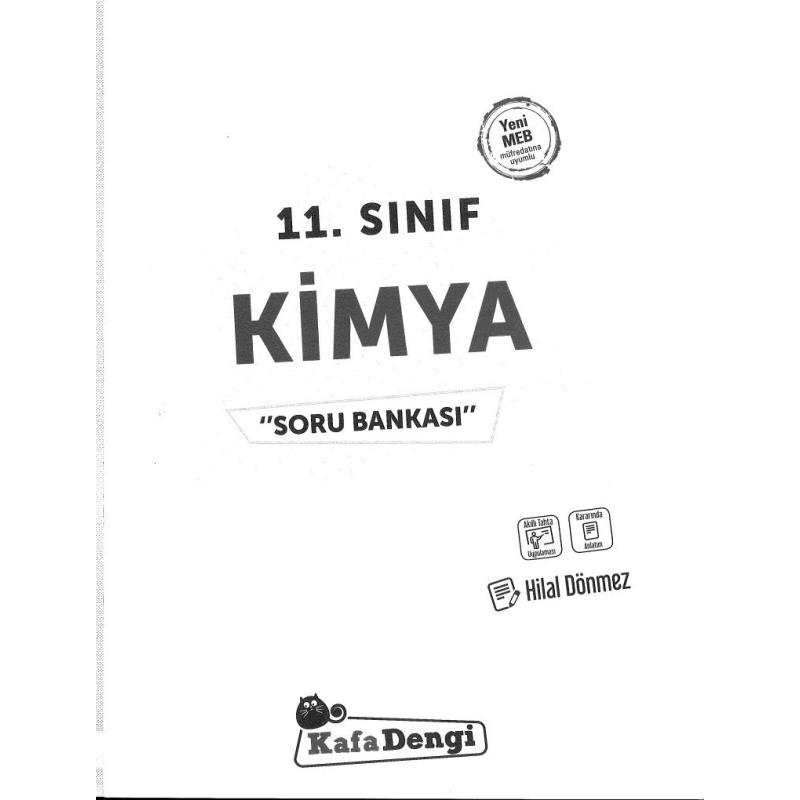 KİMYA SORU BANKASI