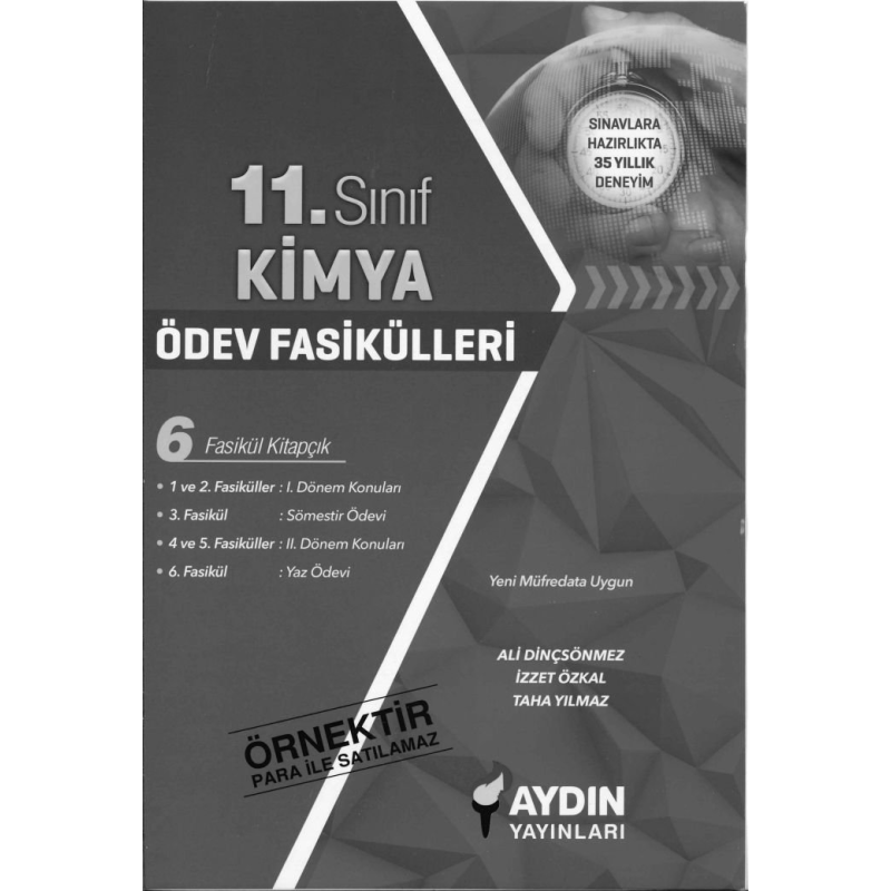 KİMYA ÖDEV FASİKÜLLERİ 6 FASİKÜL KİTAPÇIK