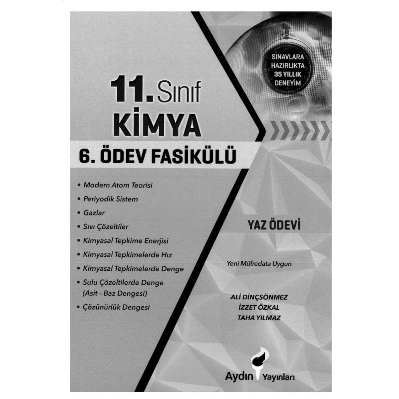 KİMYA 6. ÖDEV FASİKÜLÜ