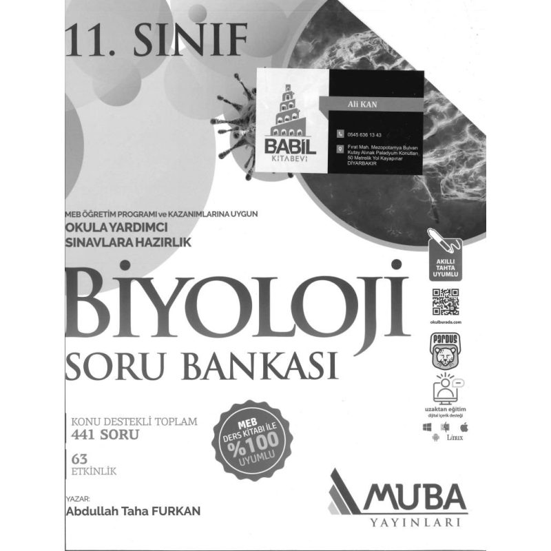 BİYOLOJİ SORU BANKASI OKULA YARDIMCI