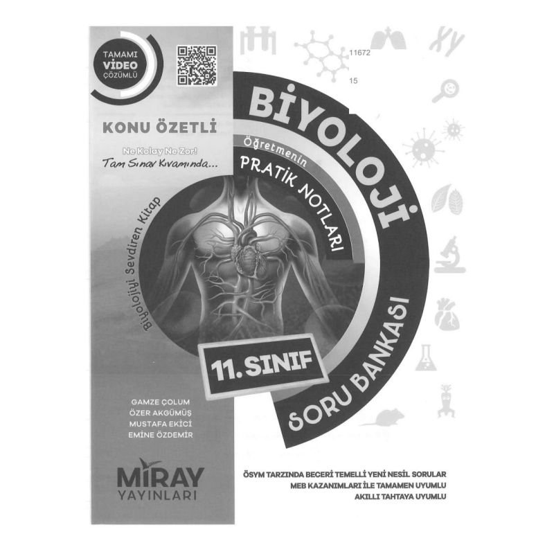 BİYOLOJİ ÖĞRETMENİN PRATİK NOTLARI SORU BANKASI KONU ÖZETLİ