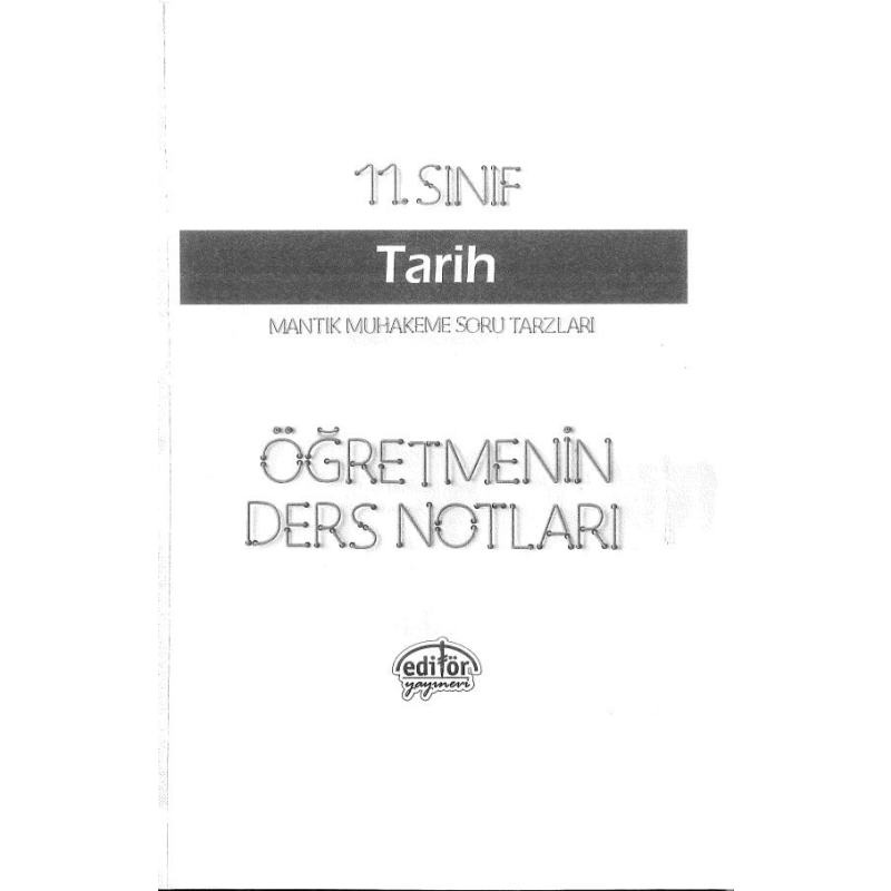 TARİH ÖĞRETMENİN DERS NOTLARI