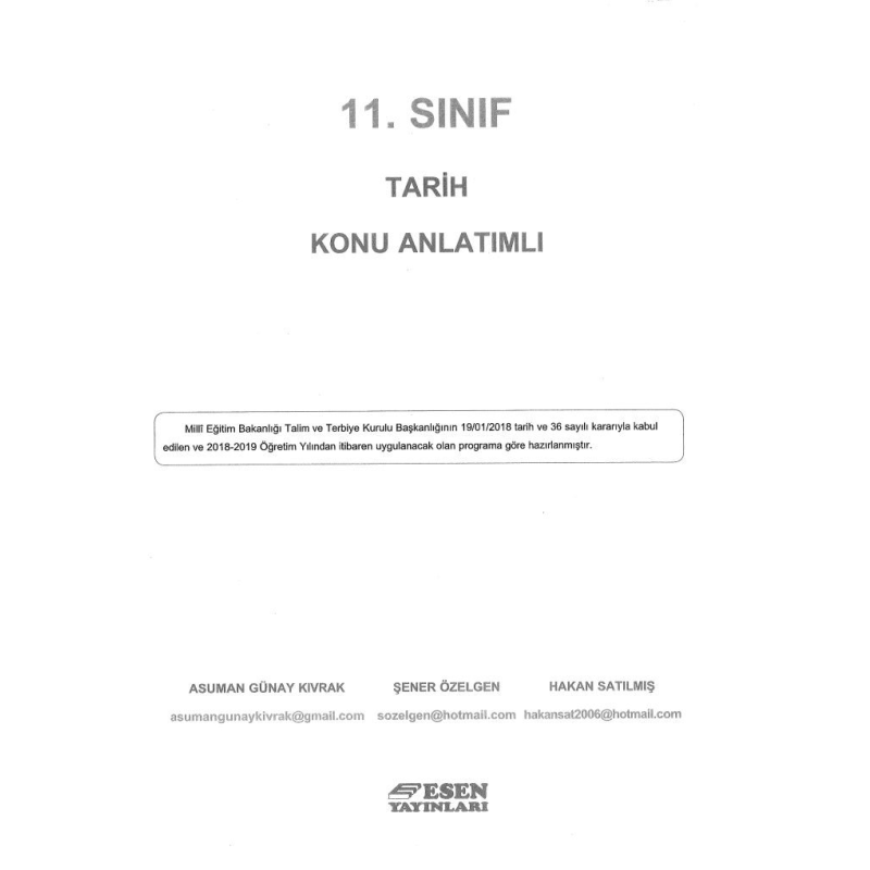 TARİH KONU ANLATIMLI