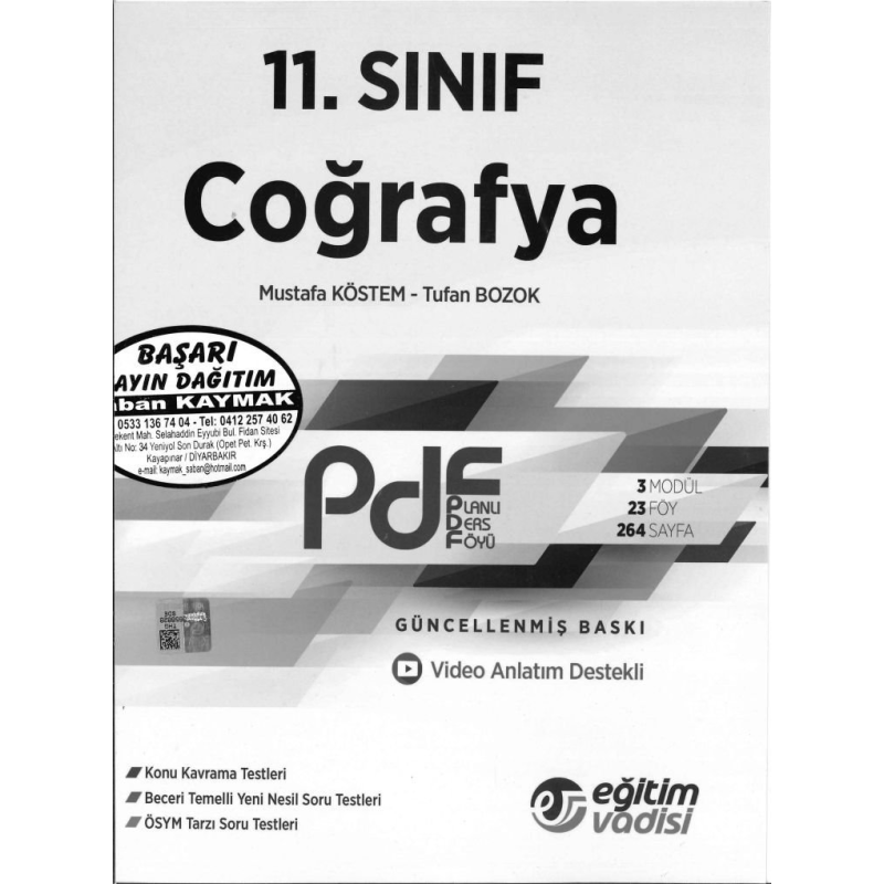 COĞRAFYA PLANLI DERS FÖYÜ