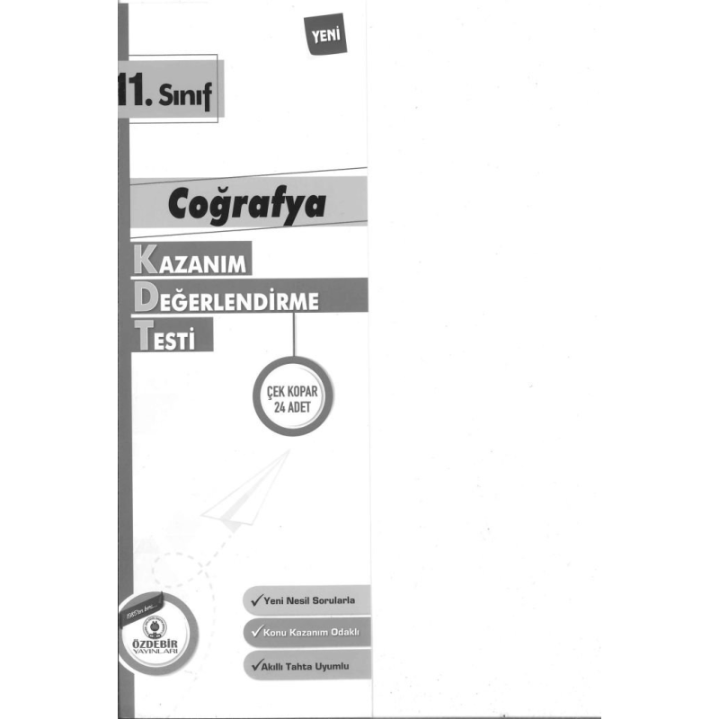 COĞRAFYA KAZANIM DEĞERLENDİRME TESTİ