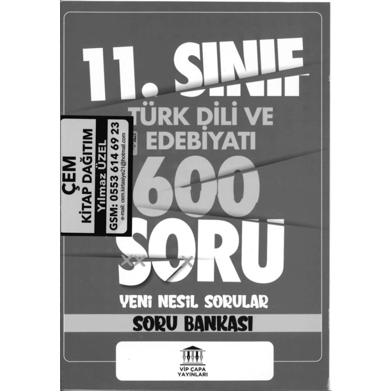 TÜRK DİLİ VE EDEBİYATI 600 SORU YENİ NESİL SORU BANKASI