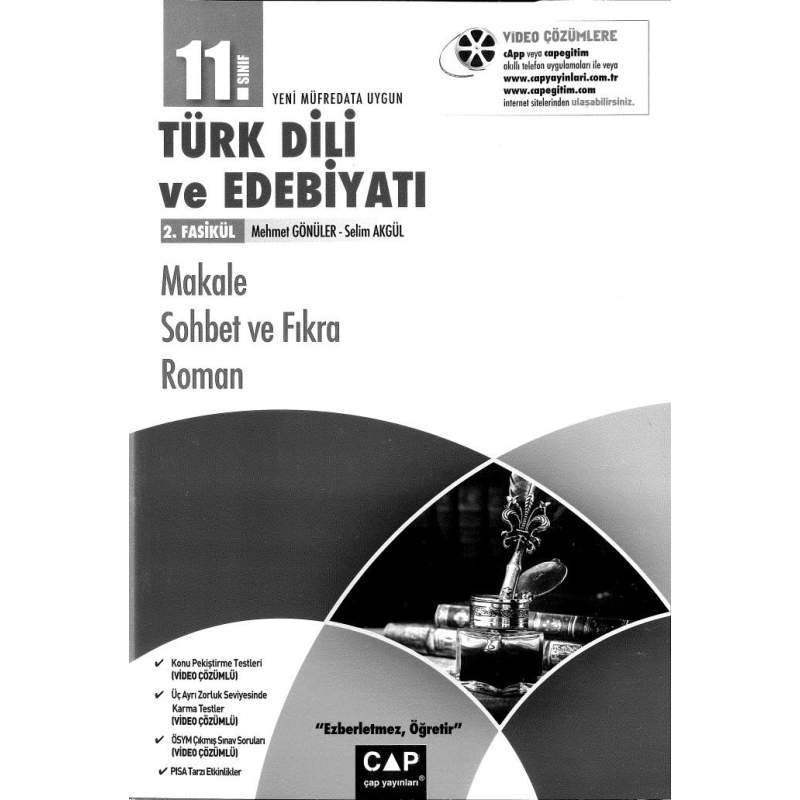 TÜRK DİLİ VE EDEBİYATI 2. FASİKÜL MAKALE SOHBET VE FIKRA ROMAN