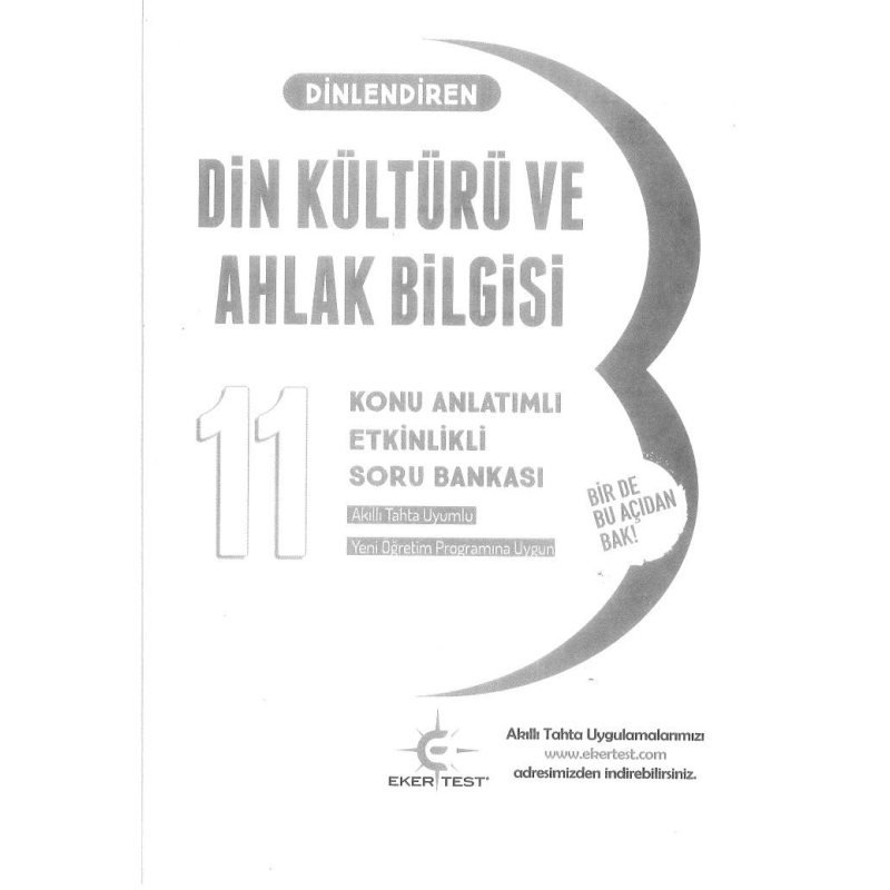 DİN KÜLTÜRÜ VE AHLAK BİLGİSİ KONU ANLATIMLI ETKİNLİKLİ SORU BANKASI
