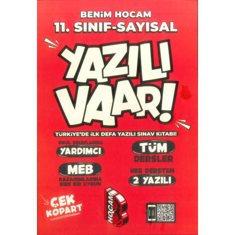 YAZILI VAAR! YAZILI SINAV KİTABI TÜM DERSLER