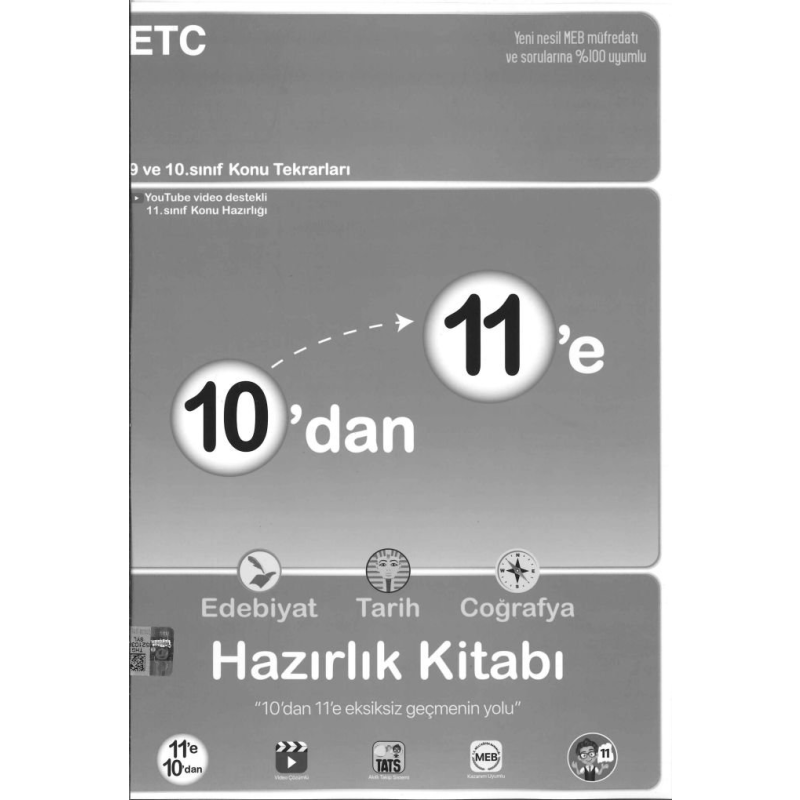 10'DAN 11'E ETC HAZIRLIK KİTABI